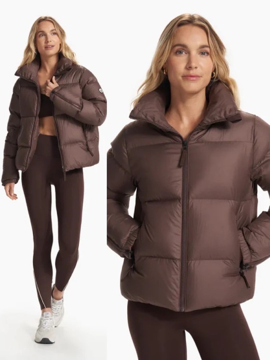 Vuori Jackets & Blazers - Vuori Hillside Down Puffer Jacket Brown